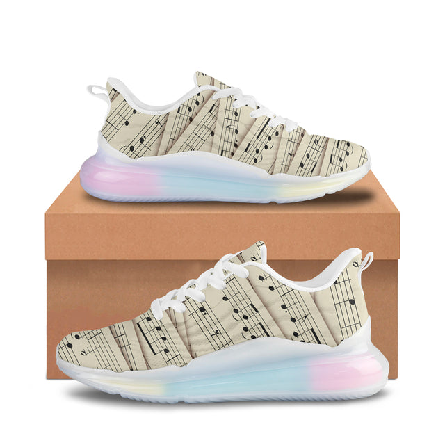 Music Note Air Mesh Sneakers