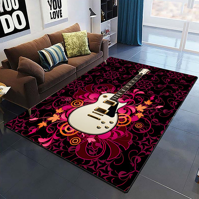 Music Guitar Melody Rug