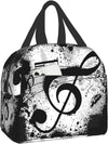 Music Treble Clef Insulated Lunch Bag