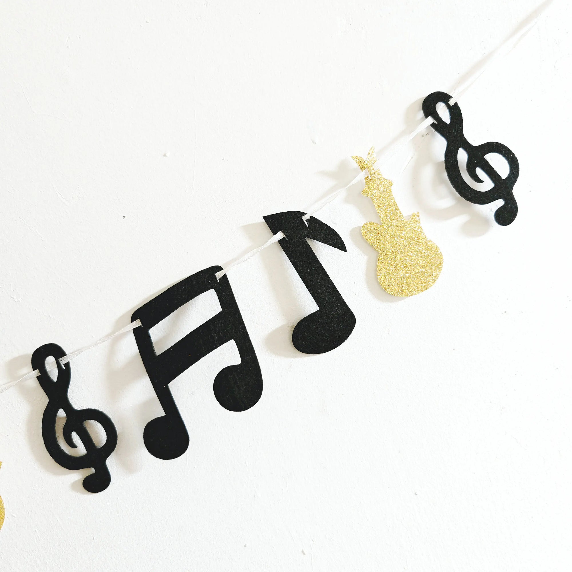 Glitter Guitar Music Party Garland Decoration