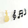 Glitter Guitar Music Party Garland Decoration