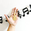 Glitter Guitar Music Party Garland Decoration