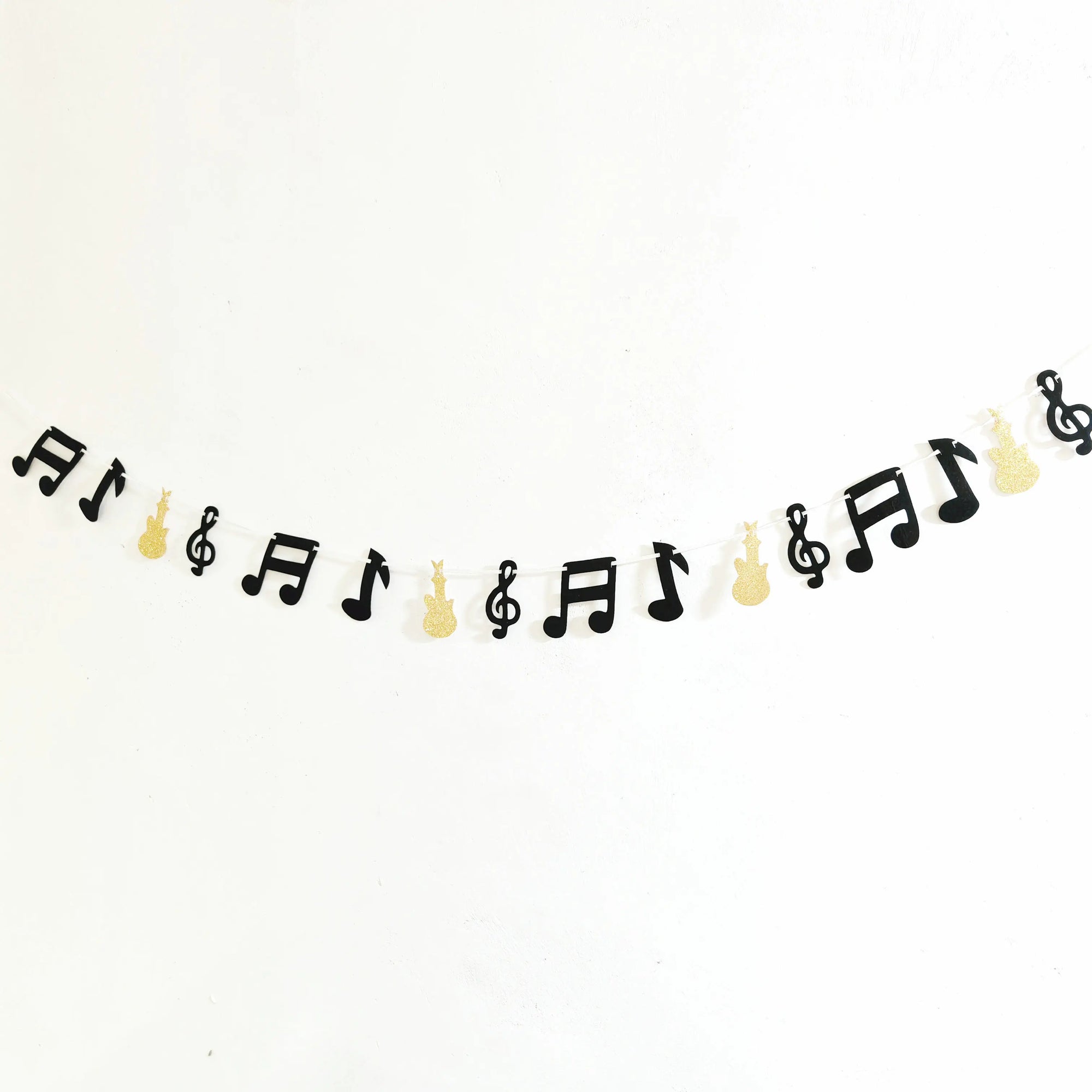 Glitter Guitar Music Party Garland Decoration