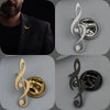 Perfect Treble Clef & Bass Clef Brooch Pin