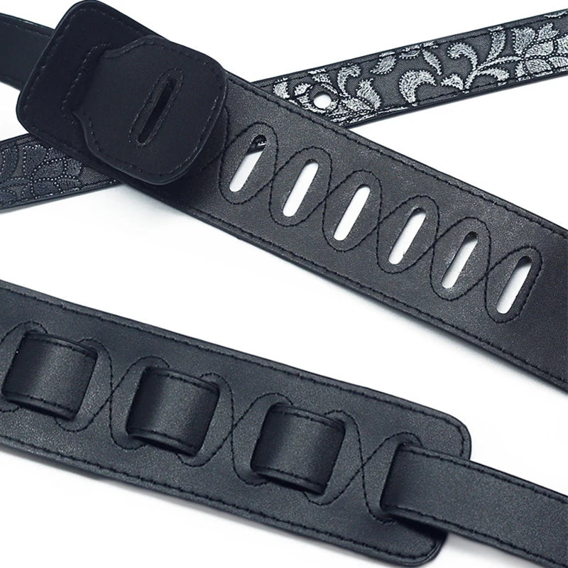 Adjustable Genuine Leather Guitar Straps