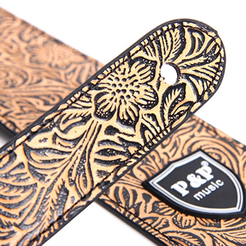 Adjustable Genuine Leather Guitar Straps