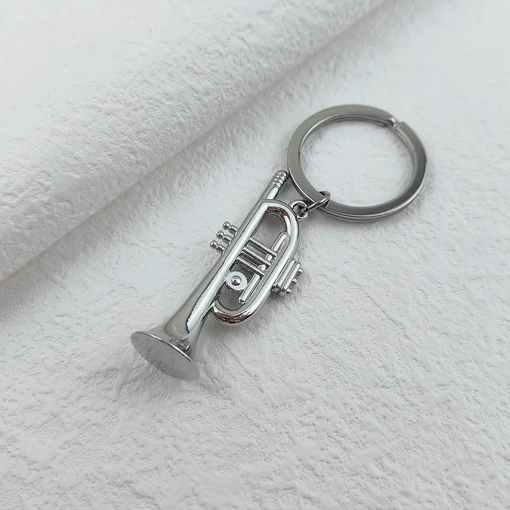 Trumpet Pendant Keychain