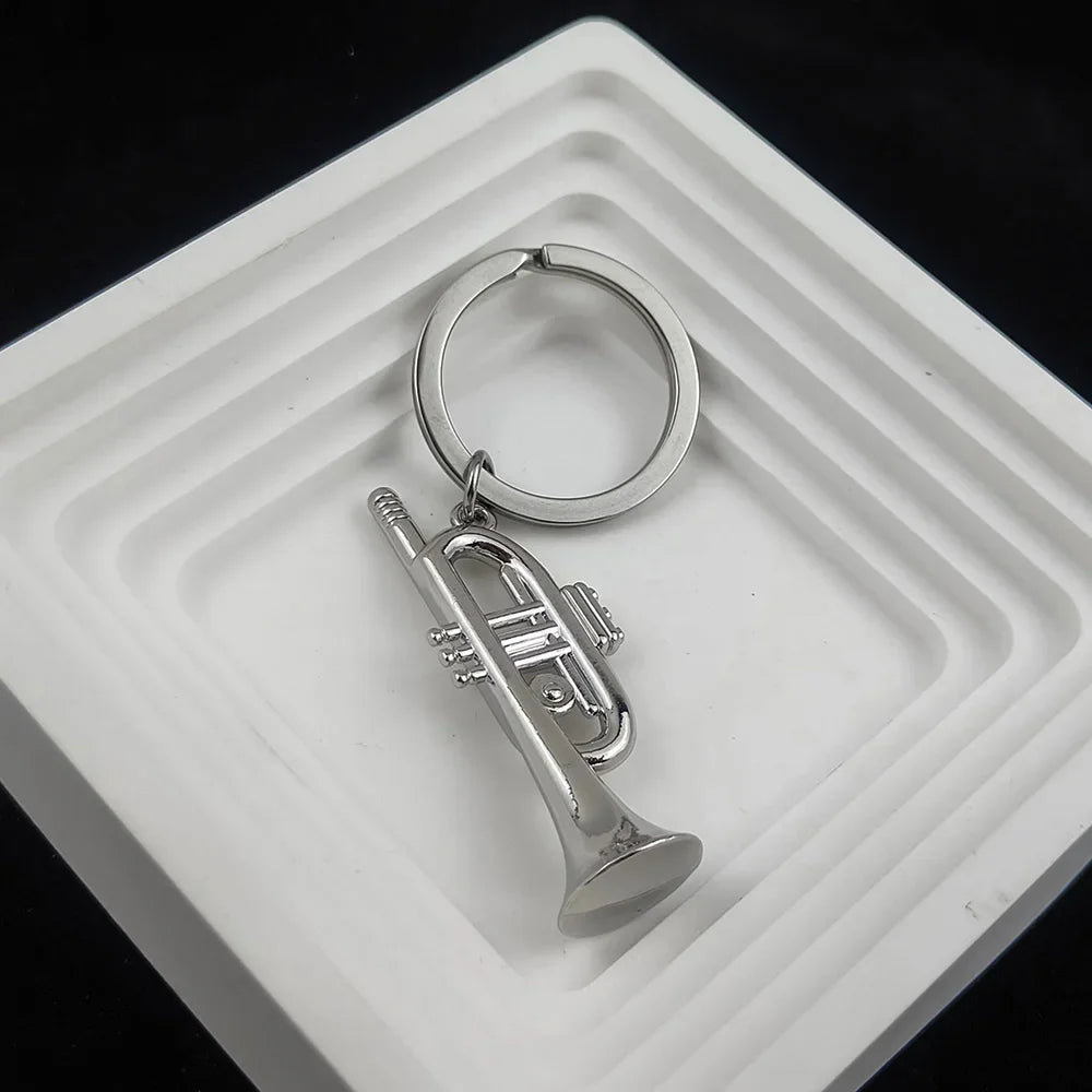 Trumpet Pendant Keychain