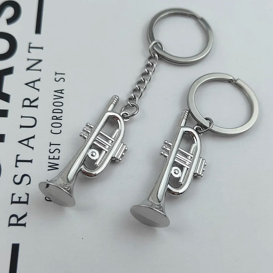 Trumpet Pendant Keychain