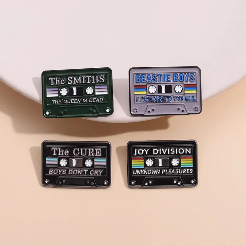 90's Nostalgic Music Cassette Pin
