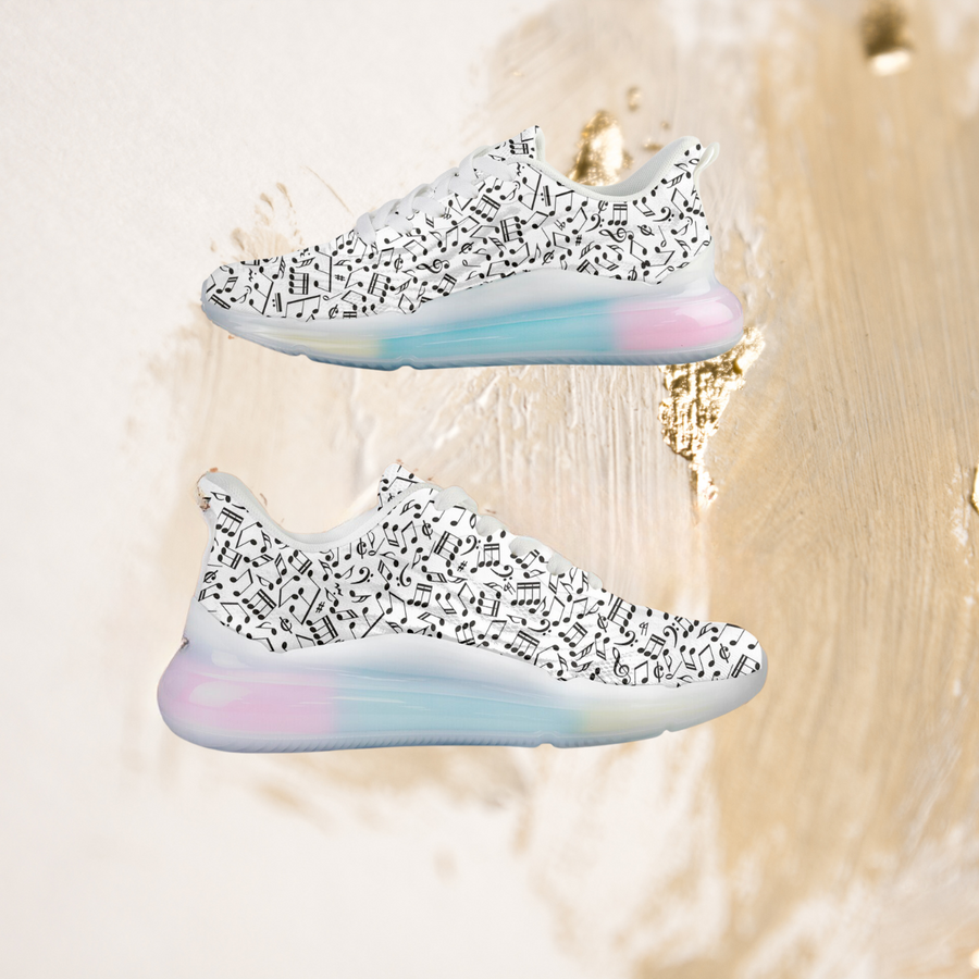 Music Note Air Mesh Sneakers