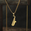 Saxophone Stainless Steel Necklace