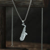 Saxophone Stainless Steel Necklace