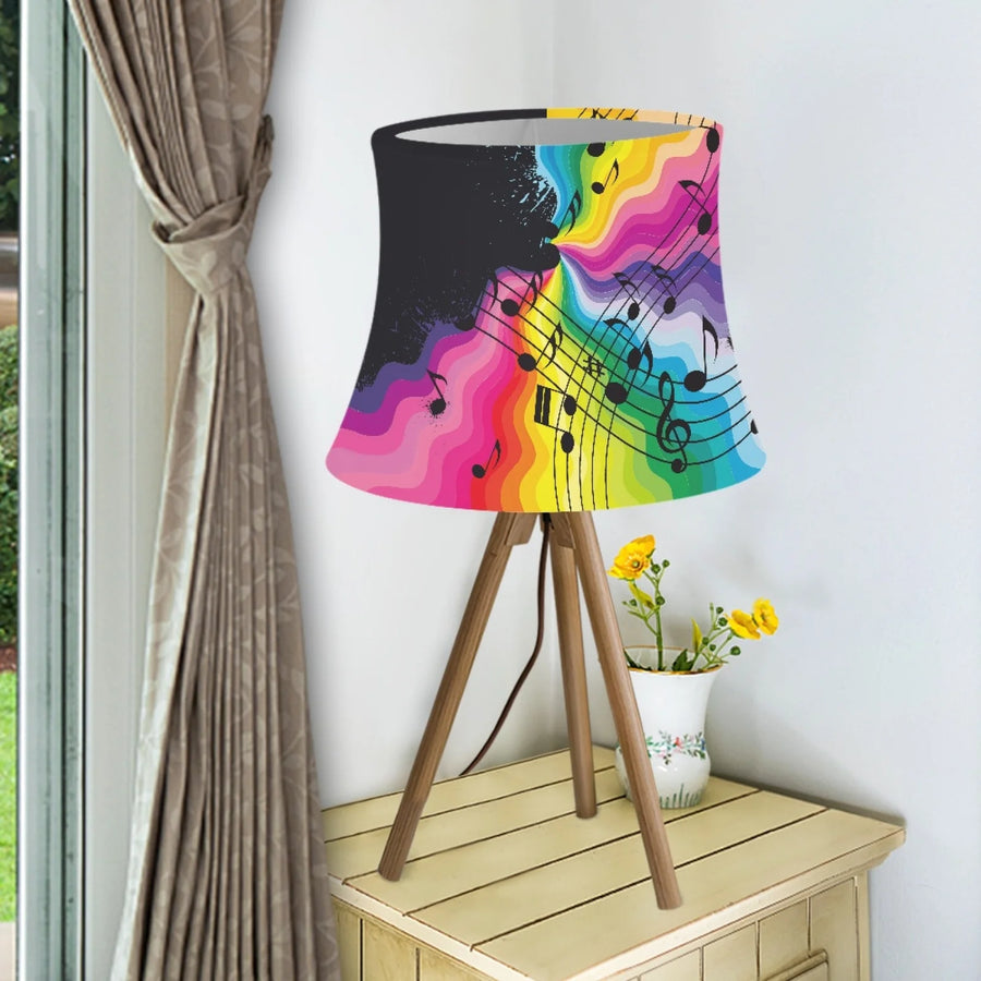 Rainbow Music Notes Lamp Shade