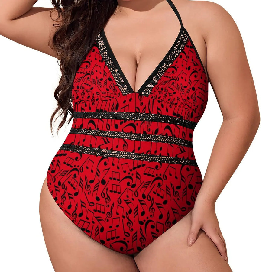 Music Series One Piece Swimsuit