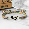 Eighth Note Music Rope Bracelet