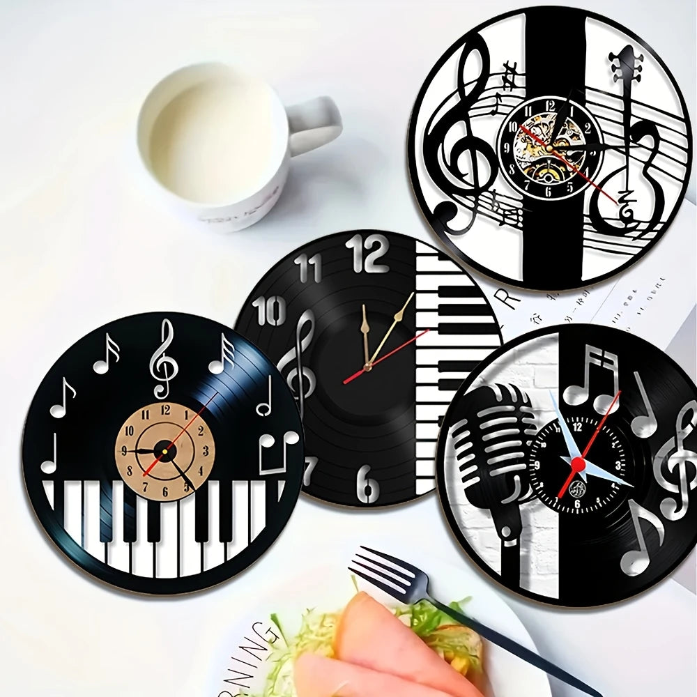 Vinyl Record Printed Music Wood Coaster