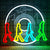 Band Walking On Vinyl Record Neon Sign Decoration