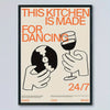 "This Kitchen for Dancing" Canvas Wall Art