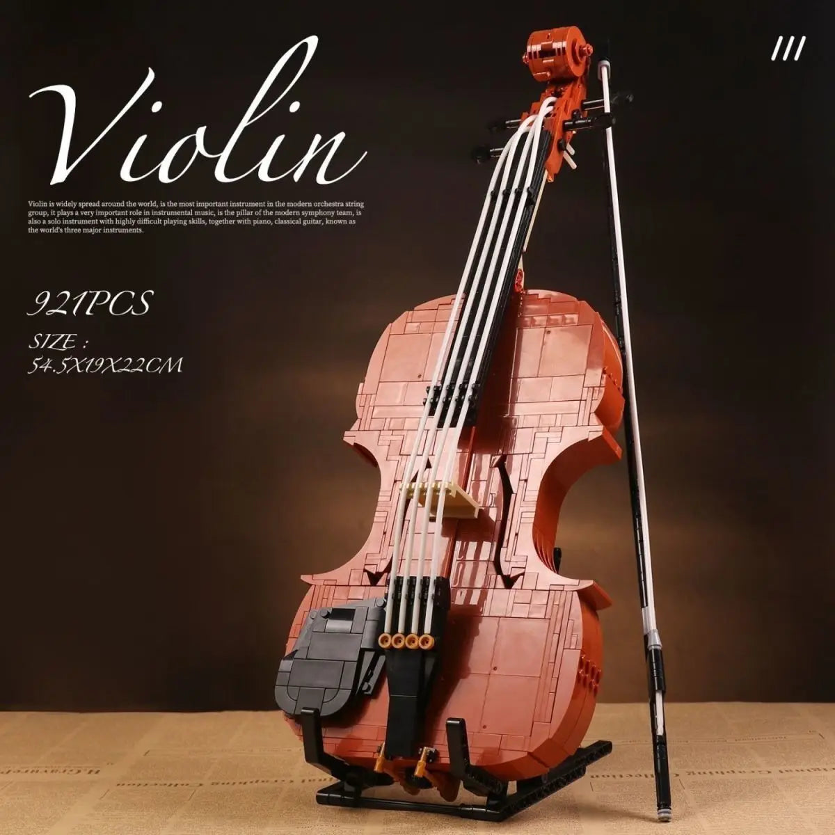 Artist Violin Building Blocks Toy