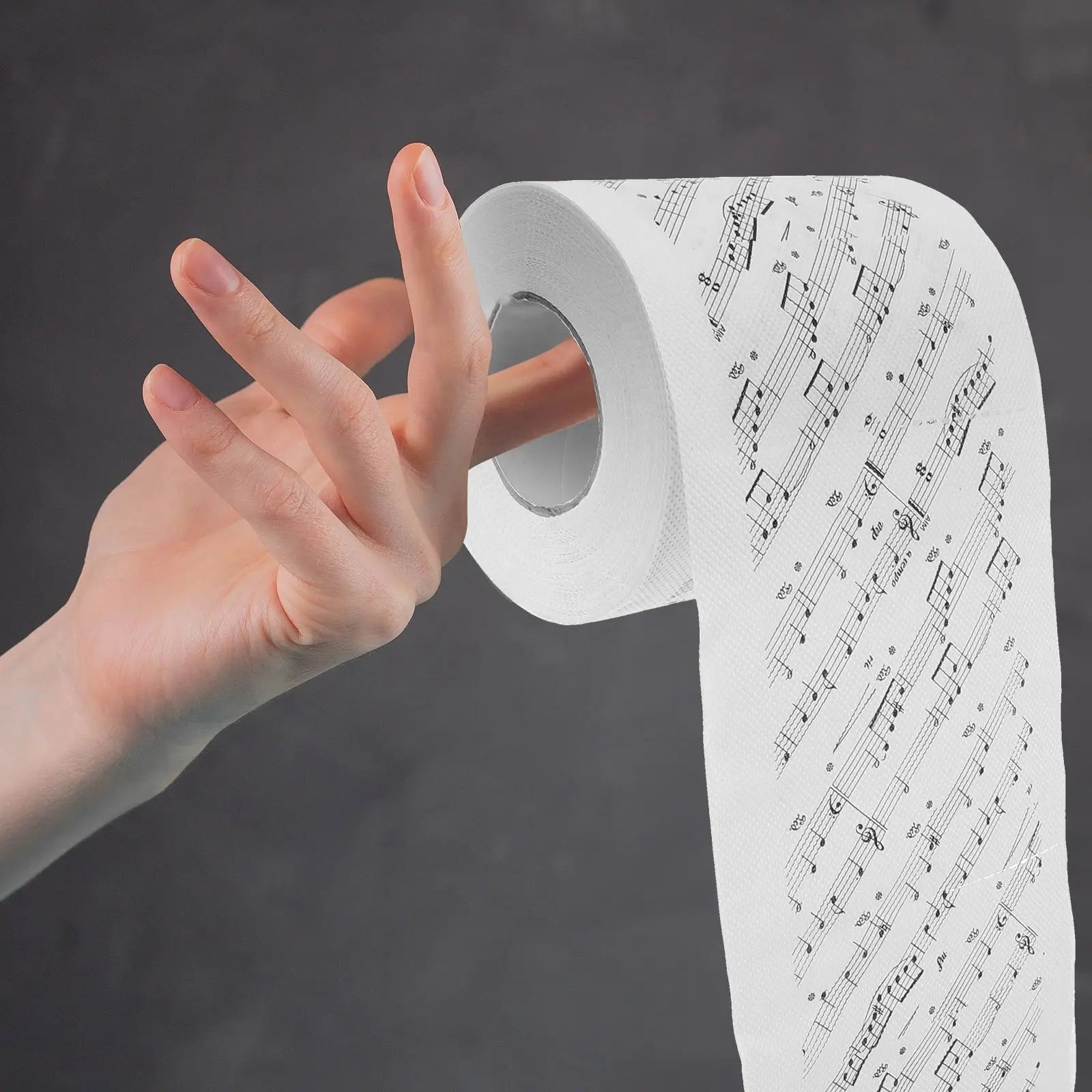 Music Notes Pattern Tissue Toilet Paper