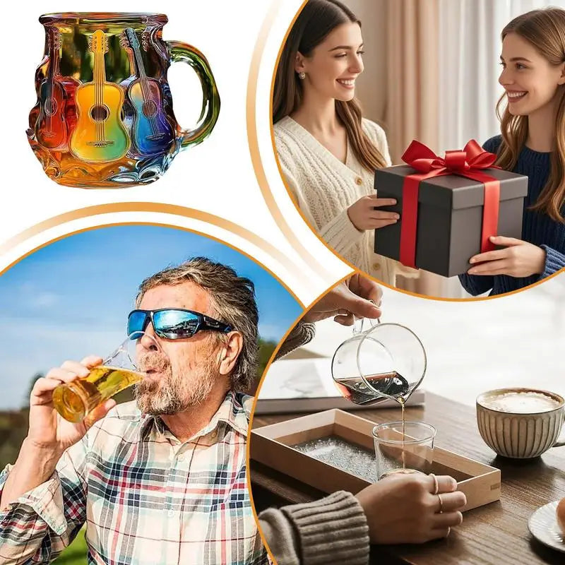 Artistic 3D Guitar Art Mug
