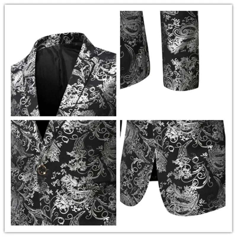 Men's Elegant Pattern Blazer