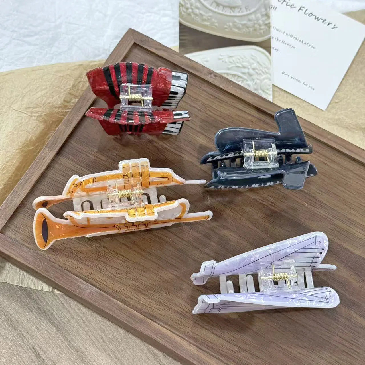 Creative Music Instrument Hair Claw