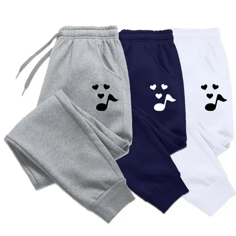 Comfy Music Printed Woman's Sweatpants