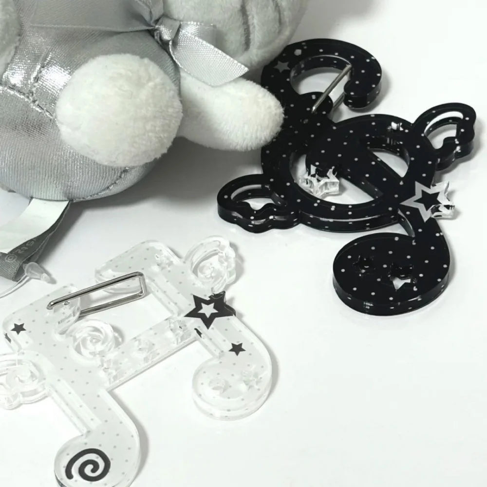 Kawaii Music Cat Carabiner Bag Accessory