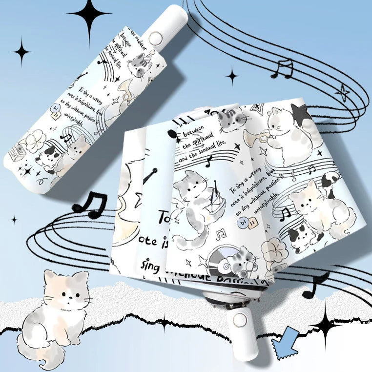 Music Cat Umbrella