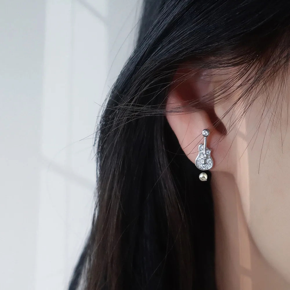 Unique Electric Guitar Earrings