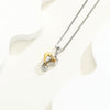 Music Notes Heart Necklace