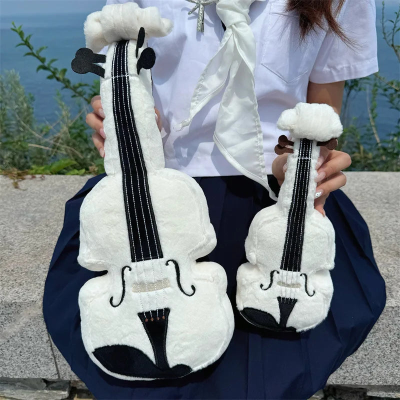 20/45cm Cute Violin Plush Toy