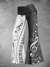 Music & Piano Tank Top / Flare Wide Leg Pants