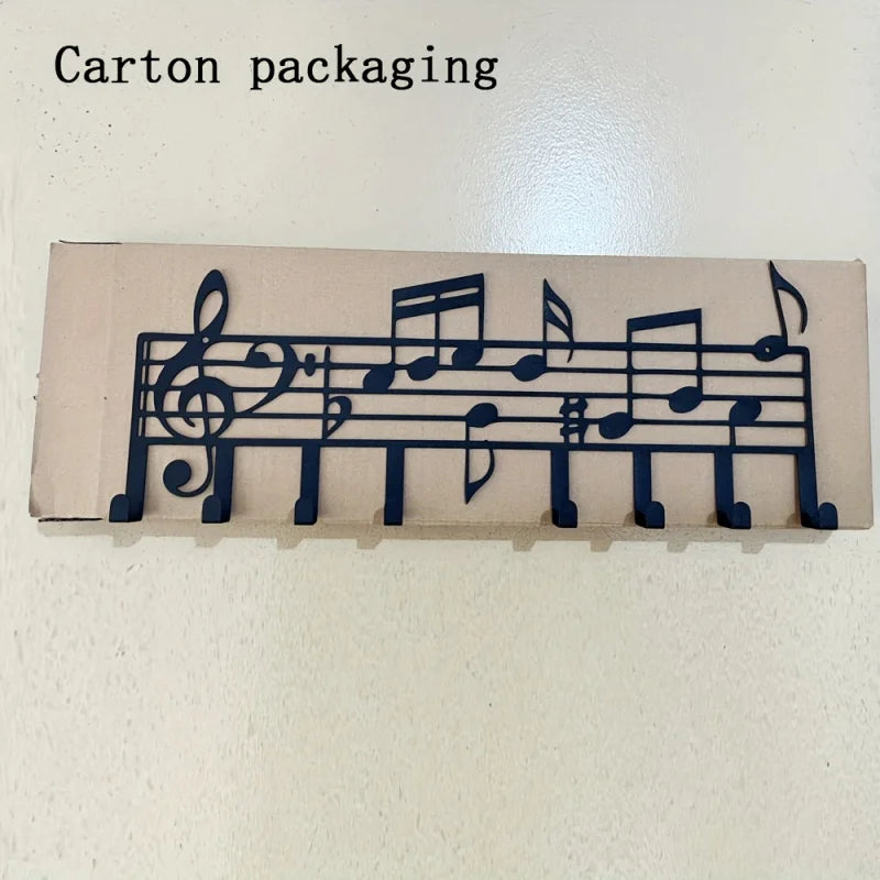 Music Notes Wall Hooks Decorative Hanger