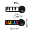 Foldable Electronic Keyboard & Portable Guitar Keychain