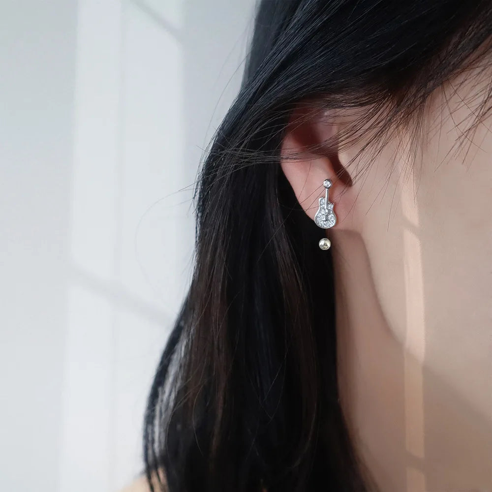 Unique Electric Guitar Earrings