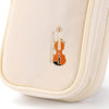 Jazz Music Instrument Shaped Brooch Pin (Trumpet Flute Violin Saxophone)
