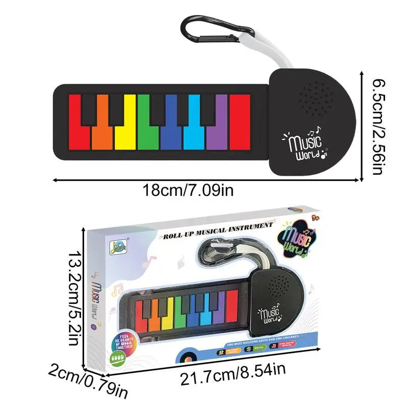 Roll Up Electronic Piano Foldable Keyboard