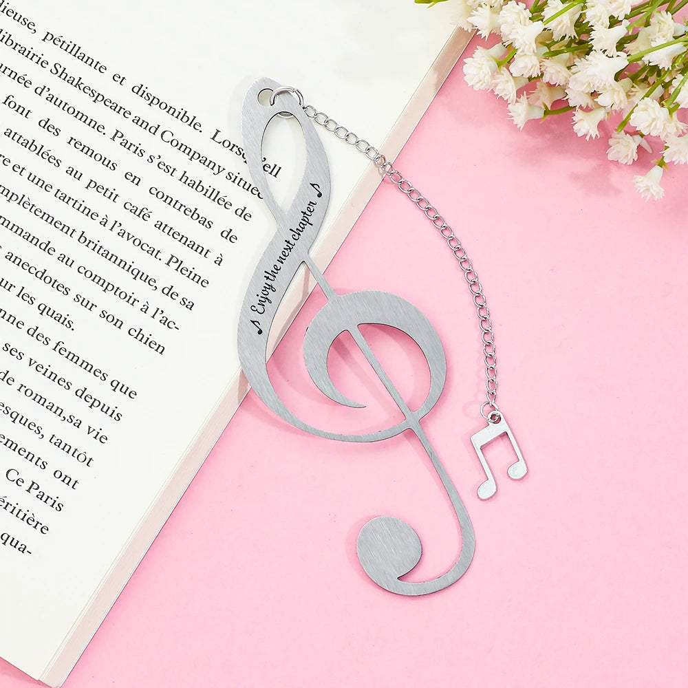 Elegant Music Symbol Bookmark