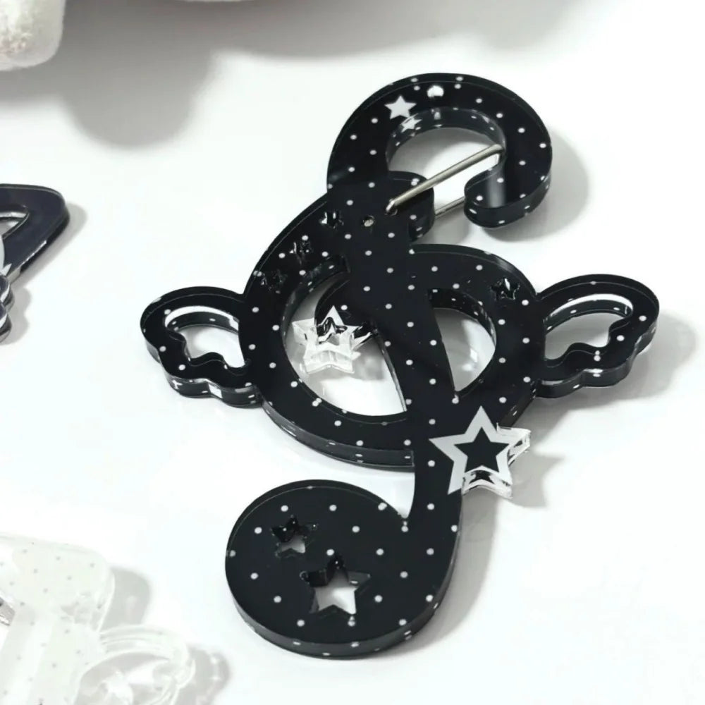 Kawaii Music Cat Carabiner Bag Accessory