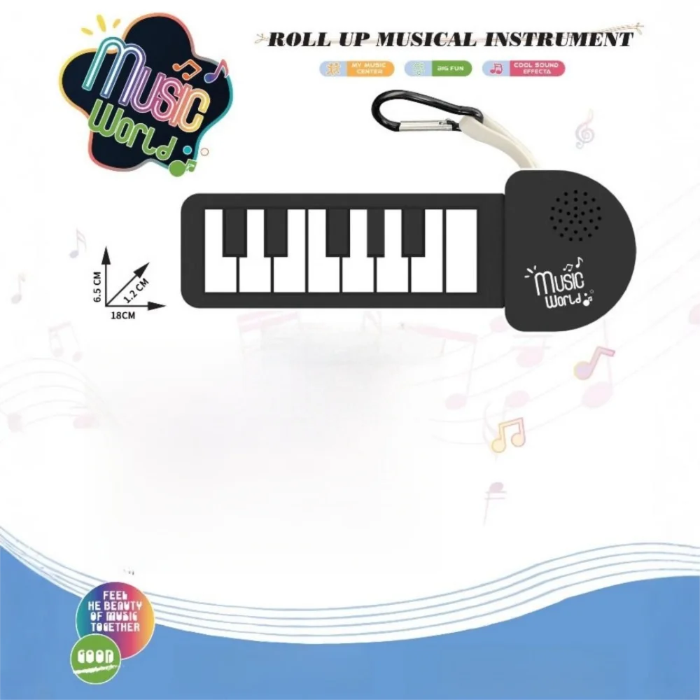 Foldable Electronic Keyboard & Portable Guitar Keychain
