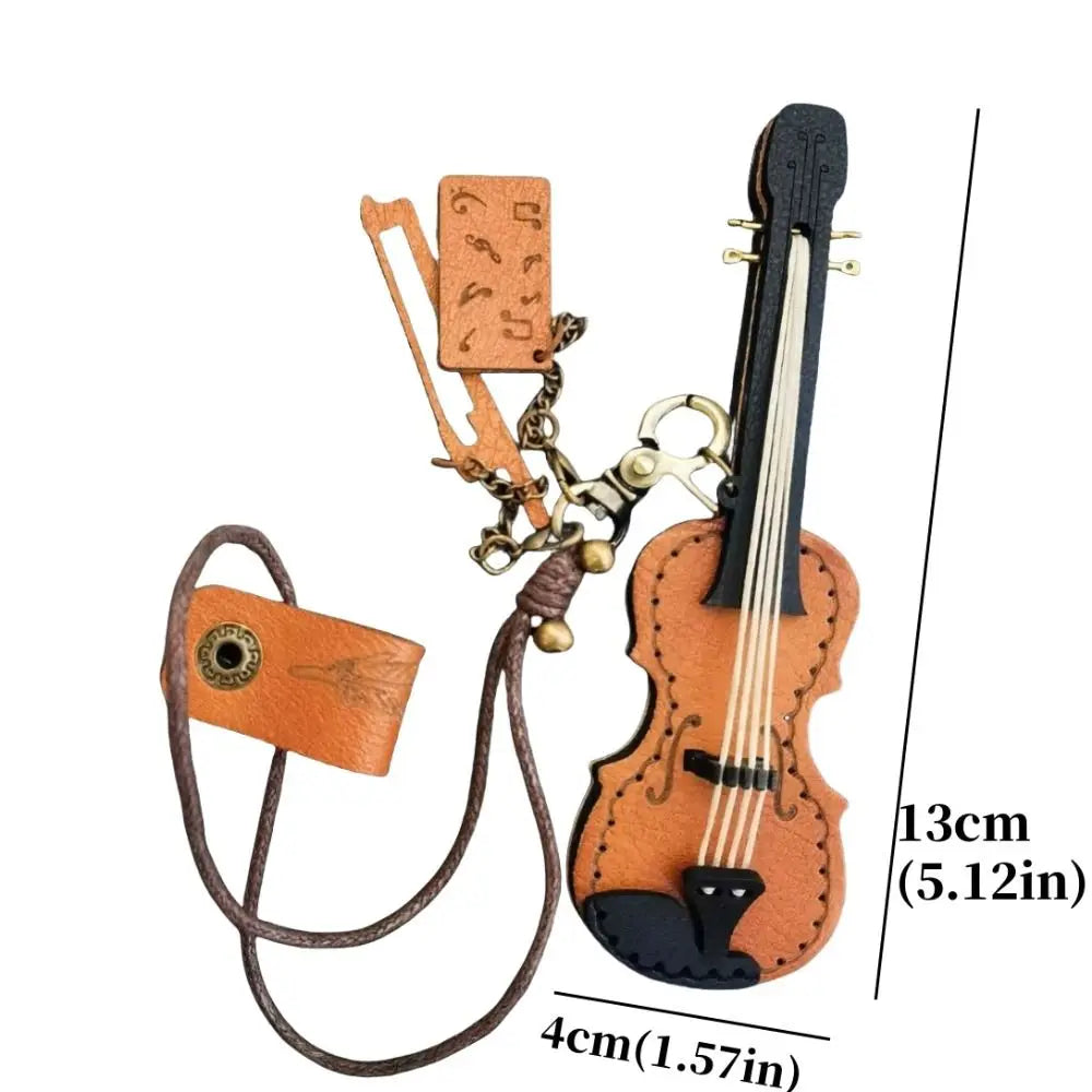 Exclusive Violin Leaher Keychain