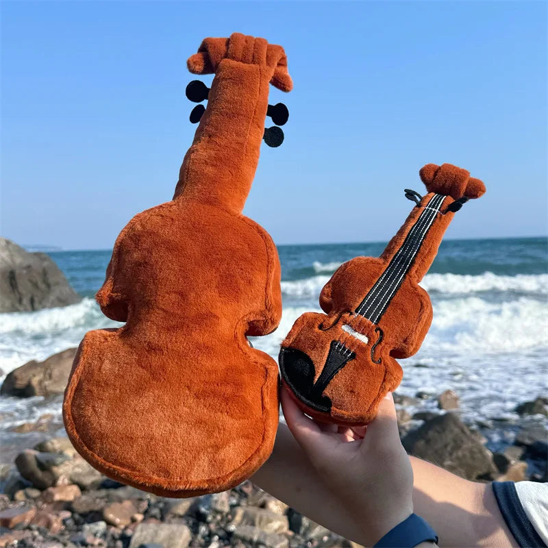 20/45cm Cute Violin Plush Toy