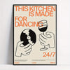 "This Kitchen for Dancing" Canvas Wall Art