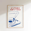 "If It's Nice Play It Twice" Music Canvas Wall Art