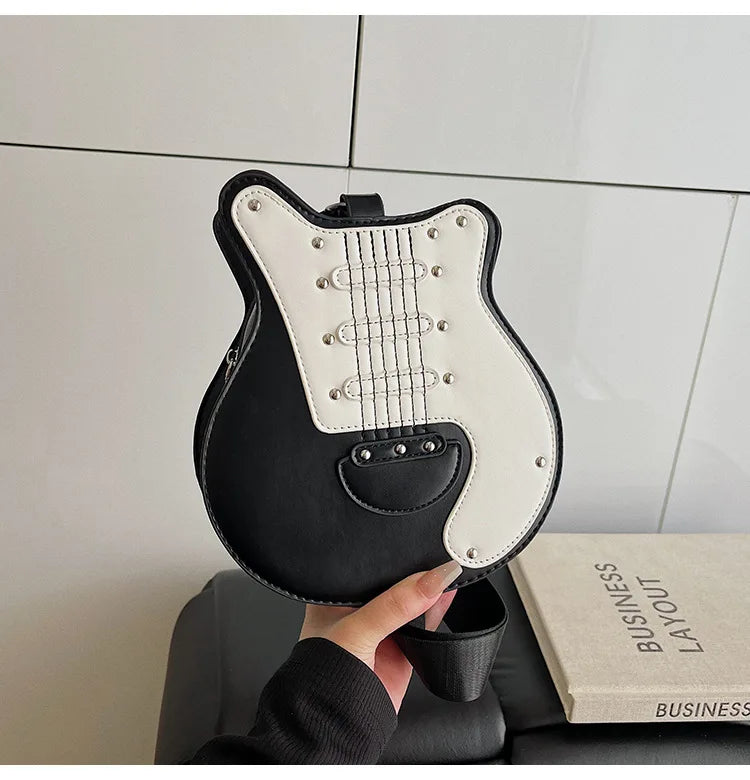Guitar Shaped Crossbody Bag