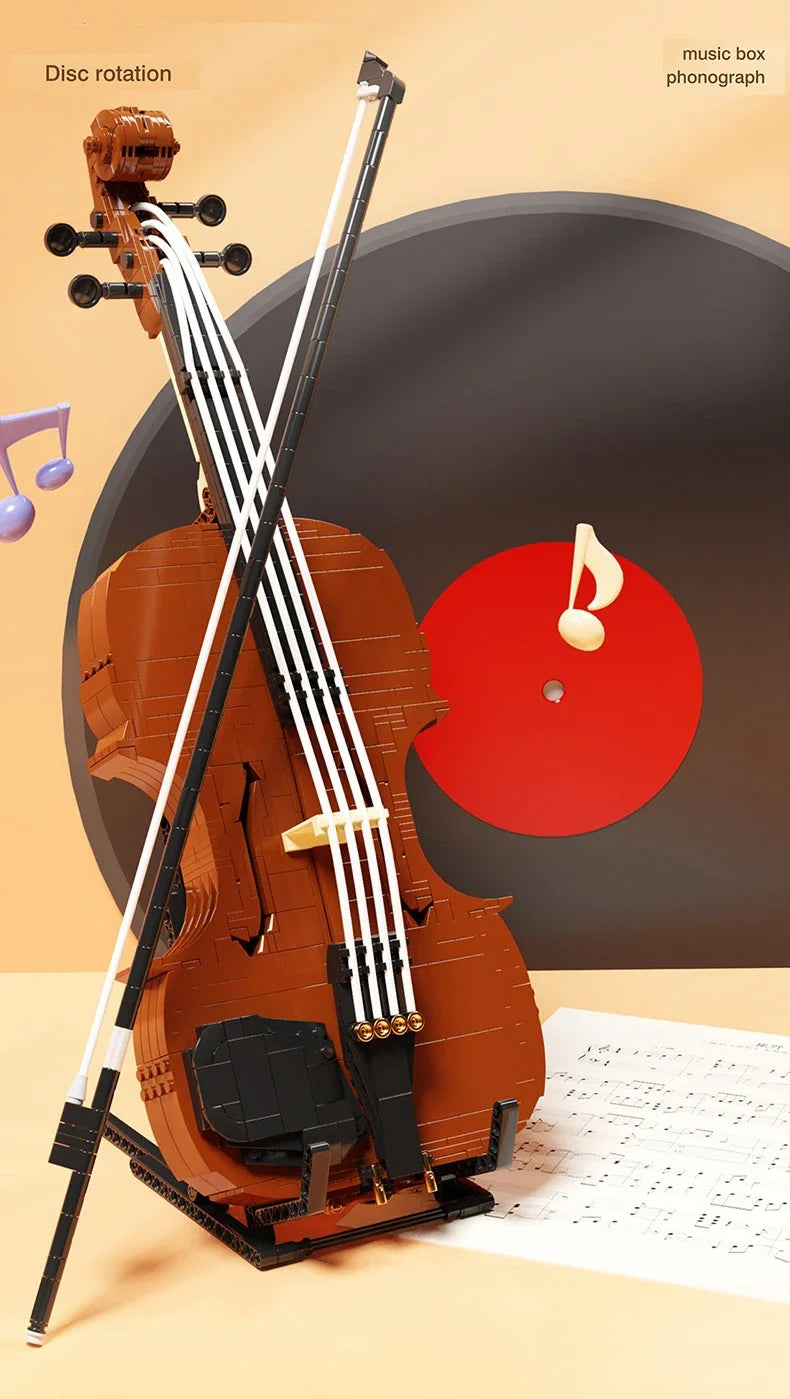 Artist Violin Building Blocks Toy