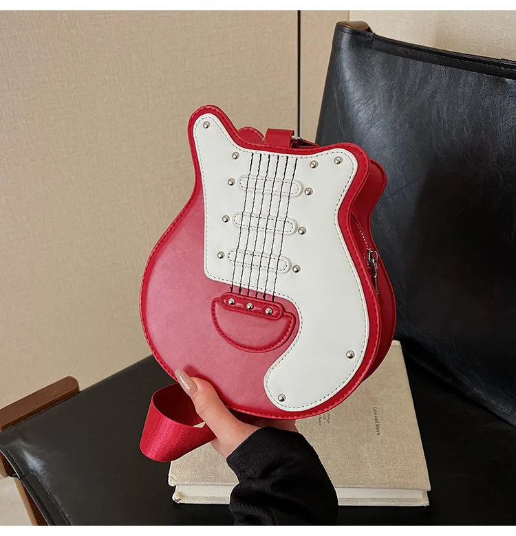 Guitar Shaped Crossbody Bag